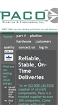 Mobile Screenshot of pacoplastics.com